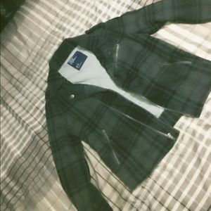 American Eagle Outfitters plaid coat